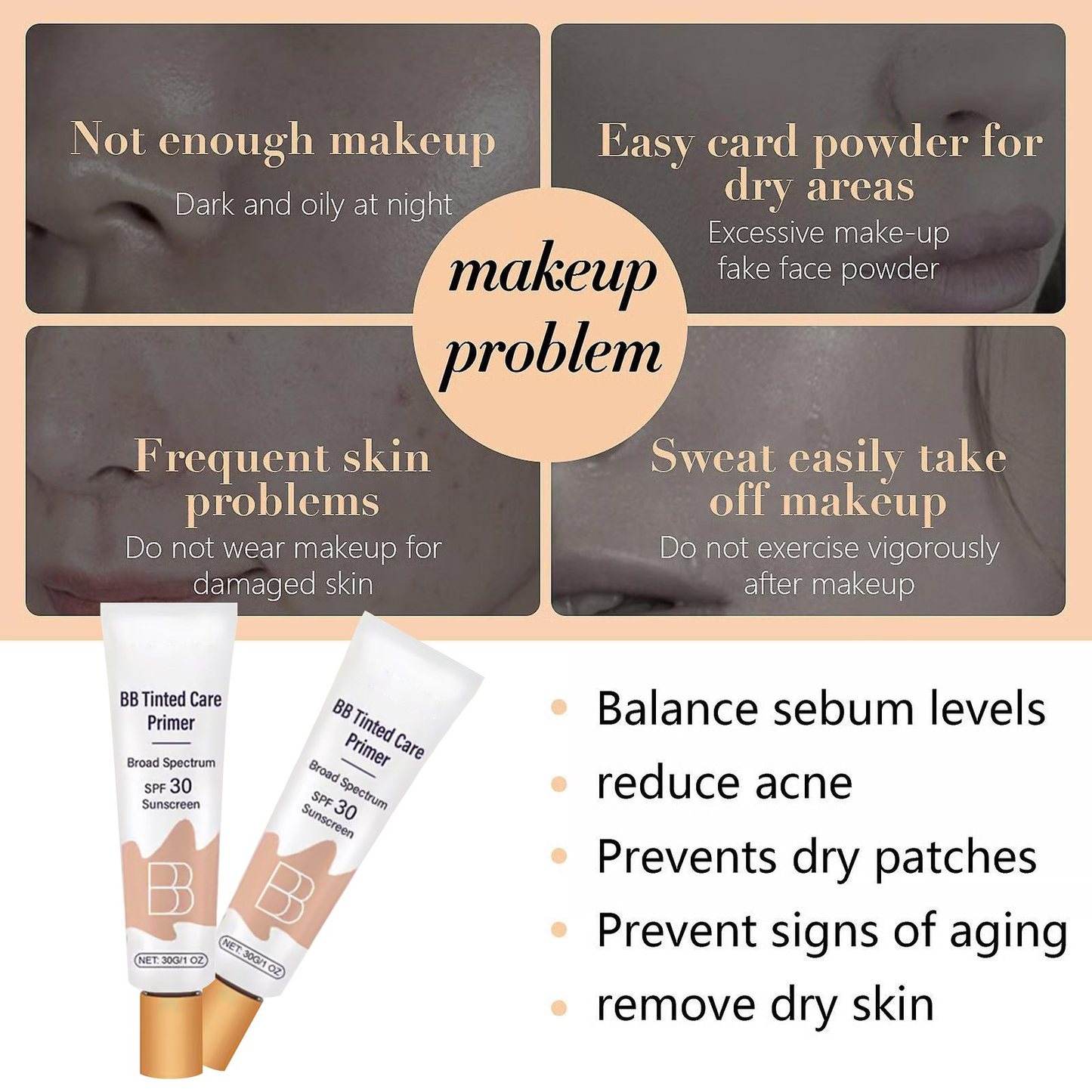 ✨BB blur tinted moisturizer SPF 30 - instantly brightens, hydrates & smooths your skin✨