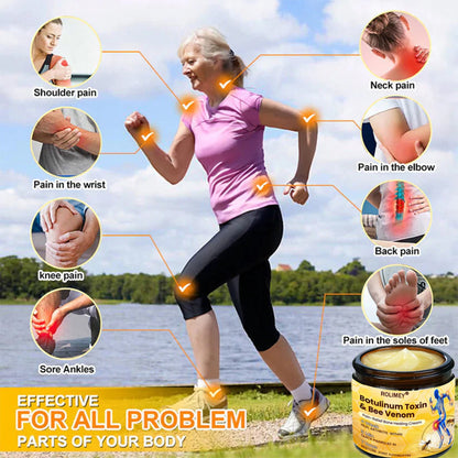 🥰𝑶𝒇𝒇𝒊𝒄𝒊𝒂𝒍 𝑺𝒕𝒐𝒓𝒆  | Rolimey® Bee Venom Pain Relief Bone Healing Cream 👨‍⚕️(Reduction of joint swelling, pain, stiffness, redness, heat, muscle soreness and joint fatigue)