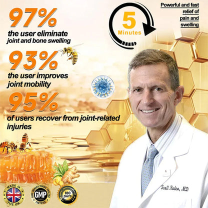 🥰𝑶𝒇𝒇𝒊𝒄𝒊𝒂𝒍 𝑺𝒕𝒐𝒓𝒆  | Rolimey® Bee Venom Pain Relief Bone Healing Cream 👨‍⚕️(Reduction of joint swelling, pain, stiffness, redness, heat, muscle soreness and joint fatigue)