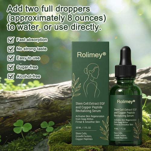 🌿Change from the inside out | Rolimey® Stem Cell–Derived EGF & Copper Peptide Activating Serum  (Deeply activates skin renewal from within for firmer, smoother-looking skin)