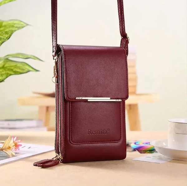 🥳Lucky Deal Today — Save 60%丨📱Remifa®2026 Trendy Minimalist Elegant Women's Touchscreen Crossbody Phone Wallet