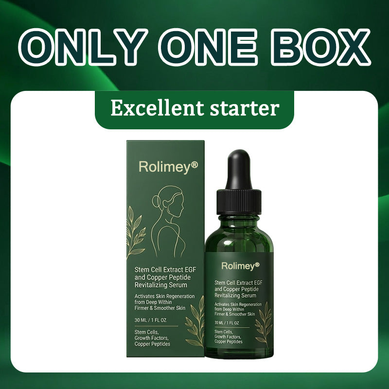 🌿Change from the inside out | Rolimey® Stem Cell–Derived EGF & Copper Peptide Activating Serum  (Deeply activates skin renewal from within for firmer, smoother-looking skin)