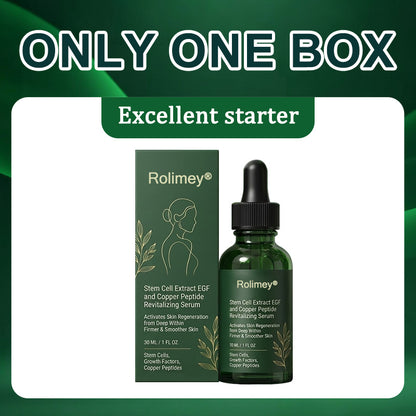 🌿Change from the inside out | Rolimey® Stem Cell–Derived EGF & Copper Peptide Activating Serum  (Deeply activates skin renewal from within for firmer, smoother-looking skin)