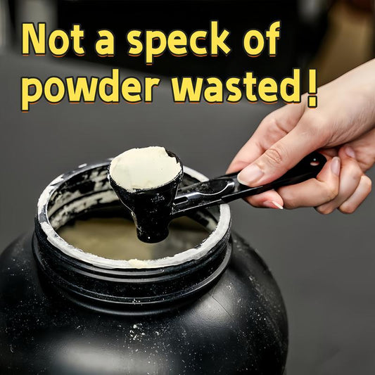 🥄Protein Powder Sliding Spoon,High Quality Funnel ,Coffee Milk Smoothie Chocolate Powder Kitchen Utensils